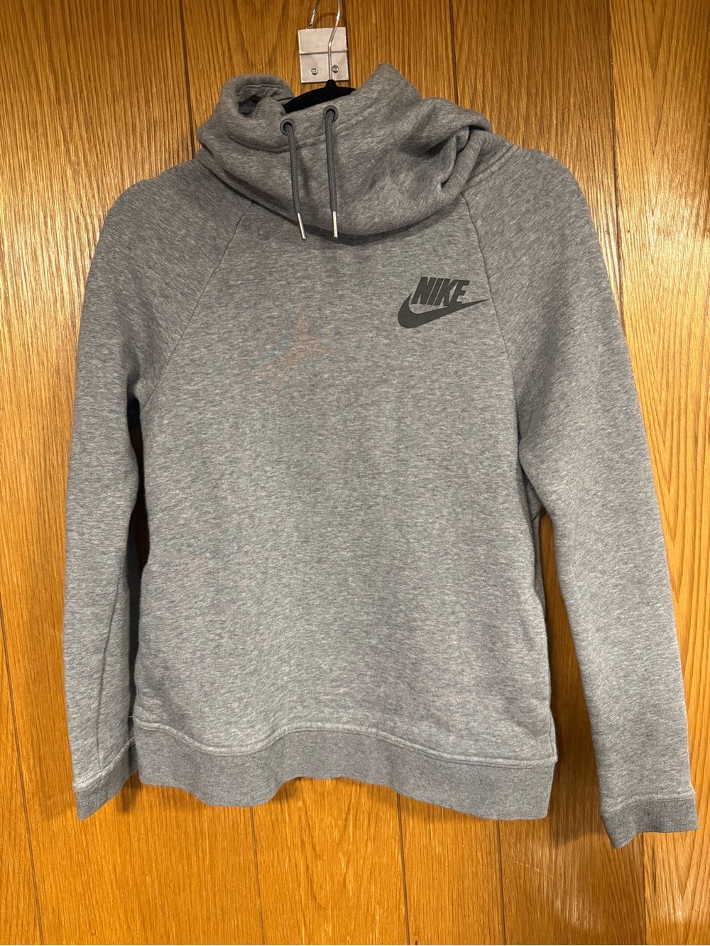 Nike Women's Gray Cowl Neck Pullover Sweatshirt